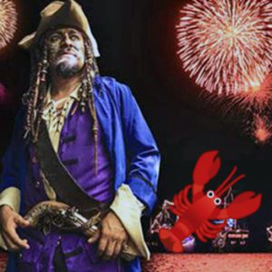 Capitan Hook cena de Langosta - Show Pirata